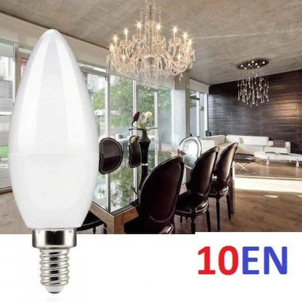10EN 7W Buji Led Mum Ampul