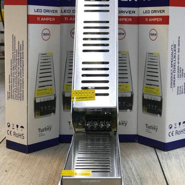 10EN 12V 11 Amper Adaptör-Trafo (Şerit Led Ve Kamera Adaptörü)